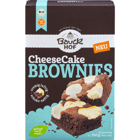 Glutenfreie Cheesecake Brownies – saftige Brownies mit einer cremigen Käsekuchenschicht, perfekt für alle, die glutenfreie Leckereien genießen möchten.