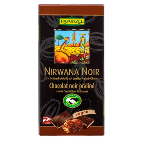 Nirwana Noir Chocolat Praliné - Dunkle Schokolade mit cremiger Pralinenfüllung