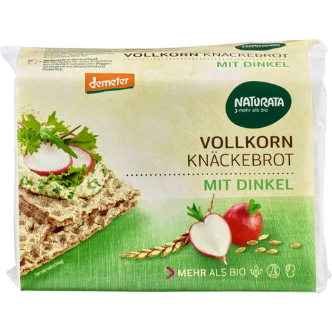 Packung Vollkorn-Knäckebrot mit Dinkel