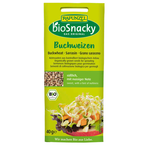 BioSnacky geschälter Buchweizen in Bio-Qualität, ideal für gesunde Snacks und vielseitige Rezepte.