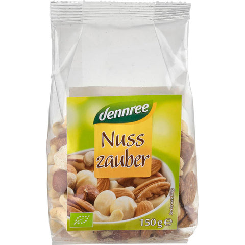 Nusszauber - Eine Mischung aus knackigen Nüssen und köstlichen Gewürzen in einer eleganten Verpackung.