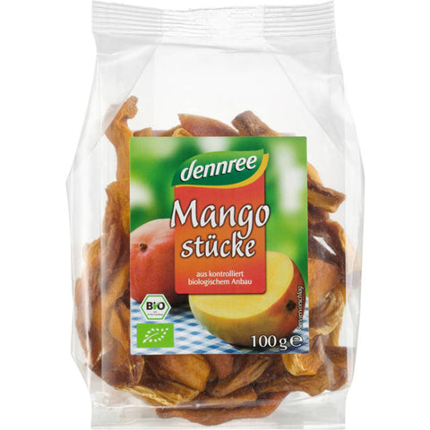 Frische, saftige Mangostücke in einer Schale, perfekt geschnitten und bereit zum Genießen.