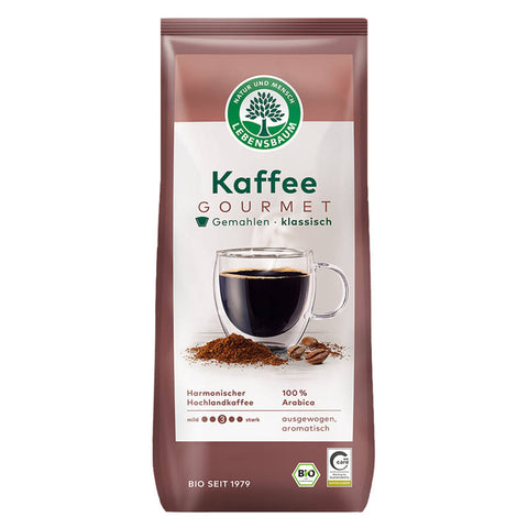 Packung Gourmet Kaffee, klassisch gemahlen, 250g