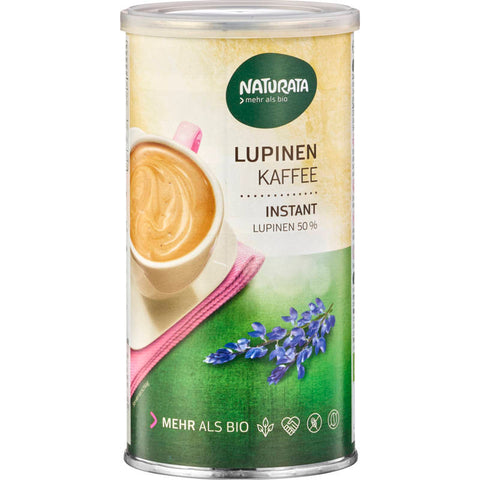 Lupinenkaffee - Instant, 100g Packung, koffeinfreier Kaffeeersatz aus Lupinen, vegan und glutenfrei, ideal für eine gesunde und nachhaltige Alternative zu herkömmlichem Kaffee.