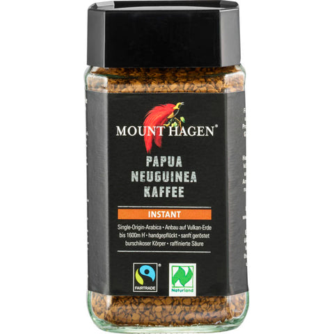 Papua Neuguinea Kaffee - Instant, aromatischer löslicher Kaffee aus den besten Bohnen Papua-Neuguineas, in einer eleganten Verpackung.