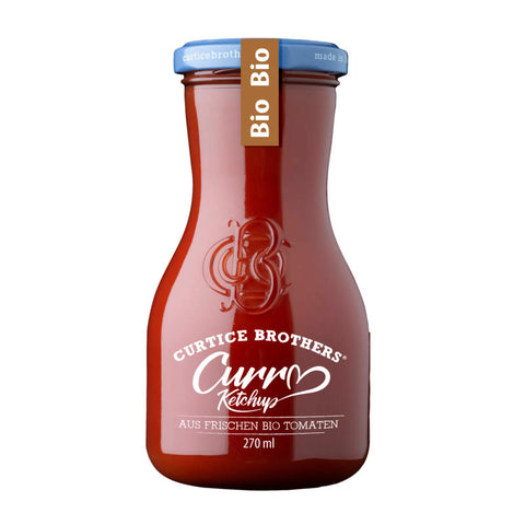 Flasche Curry Ketchup mit würzigem Geschmack, ideal zum Verfeinern von Pommes, Würstchen und Grillgerichten.