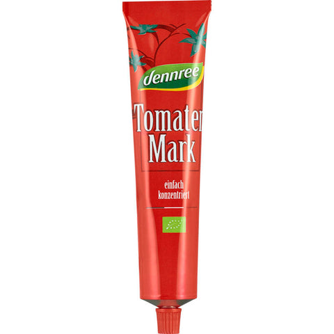 Tomatenmark in einer Tube, ideal zum Verfeinern von Saucen und Gerichten.