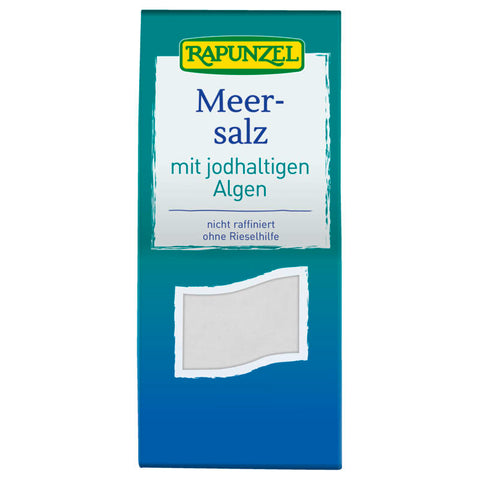 Verpackung von jodiertem Meersalz, 500g