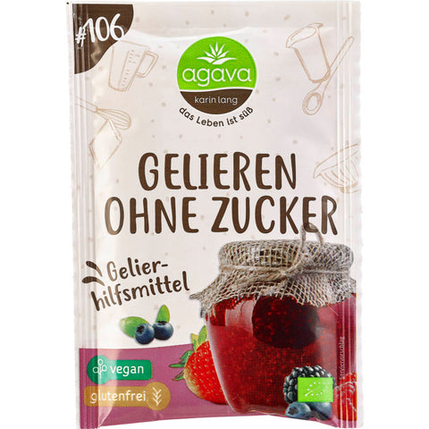 Verpackung von Geliermittel ohne Zucker für zuckerfreie Marmeladen und Gelees