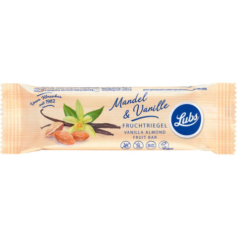 Mandel Vanille Fruchtriegel – Ein köstlicher Snack aus Mandeln und Vanille, ideal für unterwegs oder als gesunde Zwischenmahlzeit.