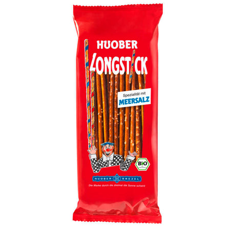 Packung Longsticks Meersalz - Knusprige Brotsticks mit feinem Meersalz, ideal als Snack oder Beilage.