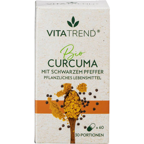 Curcuma Kapseln mit Schwarzem Pfeffer – Hochwertiges Nahrungsergänzungsmittel in Kapselform zur Unterstützung der Gesundheit, enthält Curcumin und Piperin für optimale Bioverfügbarkeit.