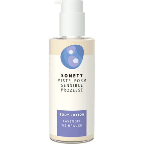 Flasche Body Lotion mit Lavendel- und Weihrauchduft, 250 ml